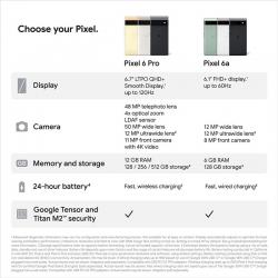 Google Pixel 6a 5G 6GB/128GB Dual Sim Blanco