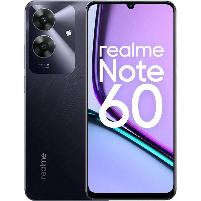 スマートフォン本体 Realme Note 60 6GB 128GB Realme Note 60 4G Marble Black 128GB + 6GB Dual-SIM Factory