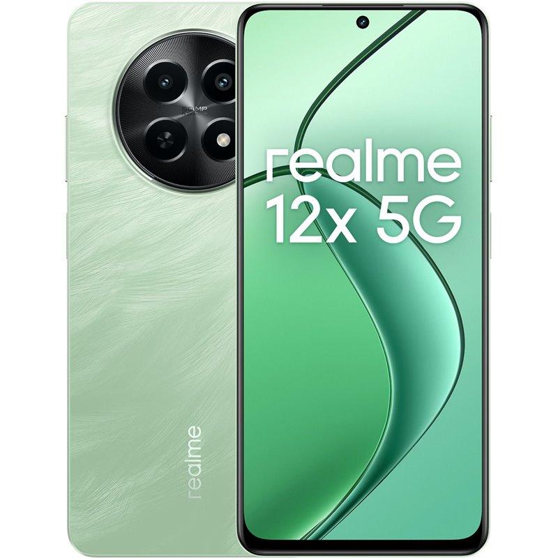 Realme 12x スマートフォン 6GB+128GB グローバル版 5G Realme 12x 5G Glowing Black 128GB + 6GB Dual-SIM Factory