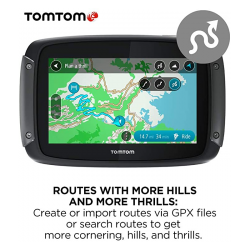 NAVEGADOR GPS TOMTOM RIDER 500 4.3" WIFI BLACK