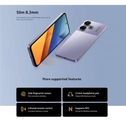 POCO M6 8GB+256GB シルバー Xiaomi Poco M6 - Smartphone de 8+256GB, Pantalla AMOLED de 6.79