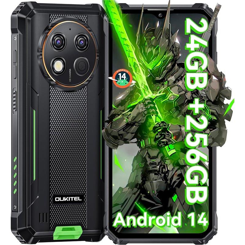 OUKITEL G1, Rugged Android 14 Smartphone, 24GB+256GB(TF 1TB) 6.52