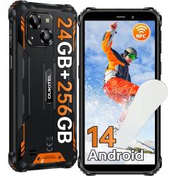 OUKITEL WP32 Pro, Rugged Smartphone Android 14, 24(6+18)GB RAM+