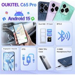 OUKITEL C65 Pro, 24GB+256/1TB, 6.7 HD+ 90Hz Display, 5150mAh, 50+