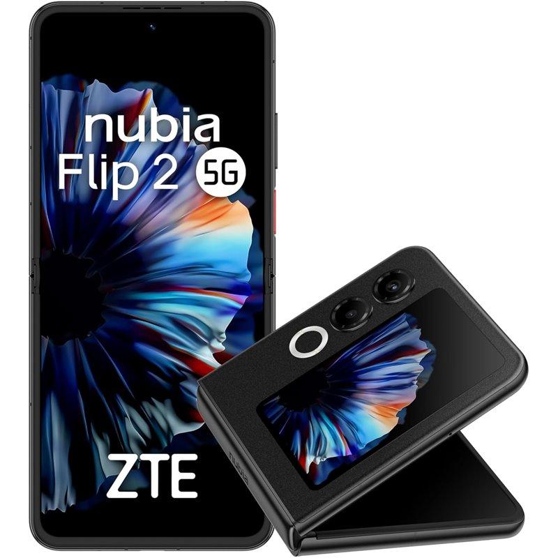 Zte Nubia Flip 2 5G, 8 GB + 256 GB, faltbares Smartphone mit AI, 6