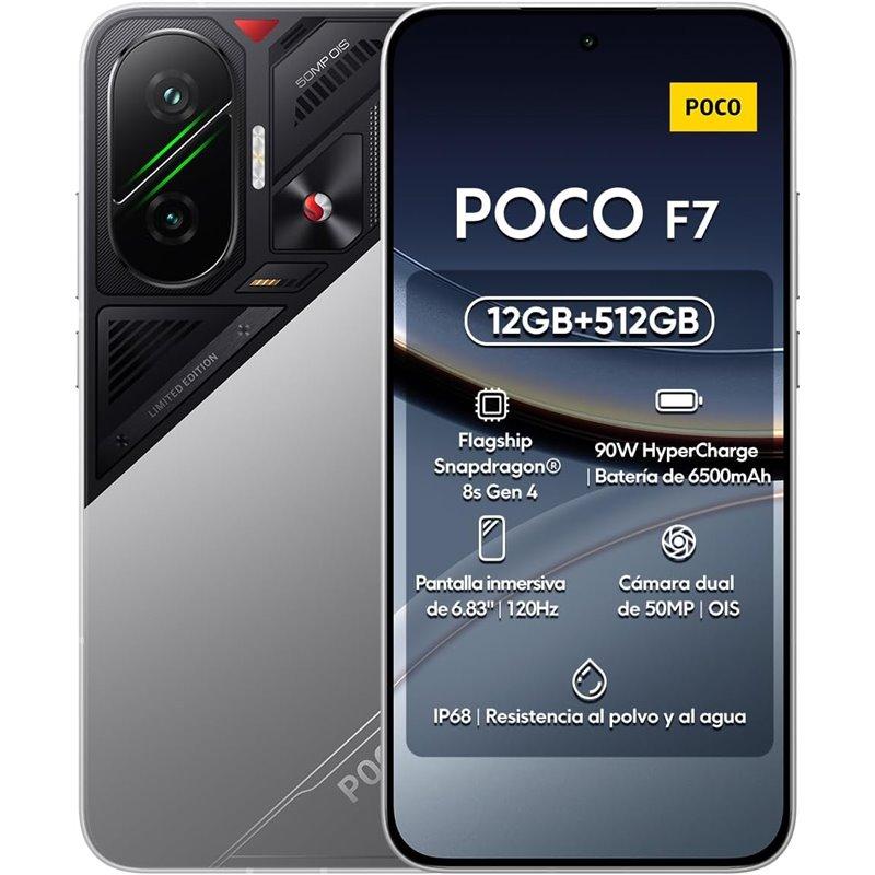 Xiaomi Poco F7 5G, 12GB 512GB, Snapdragon® 8s Gen 4, 6500mAh
