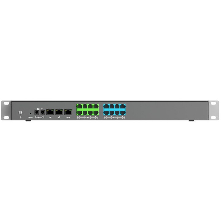 Grandstream UCM6308 IP-Telefonanlage für bis zu 3000 Benutzer, 450 Anrufe, 8 Videoräume