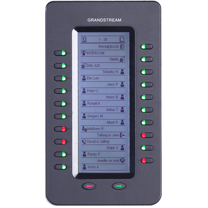 Grandstream Networks GXP2200EXT IP add-on module Black 20 buttons