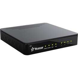 Yeastar S20, sistema telefónico IP empresarial PBX, 20 usuarios, 10 llamadas simultáneas, 20 troncales VoIP