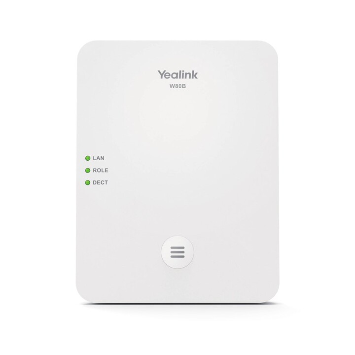 Stazione base DECT Yealink W80B Bianca