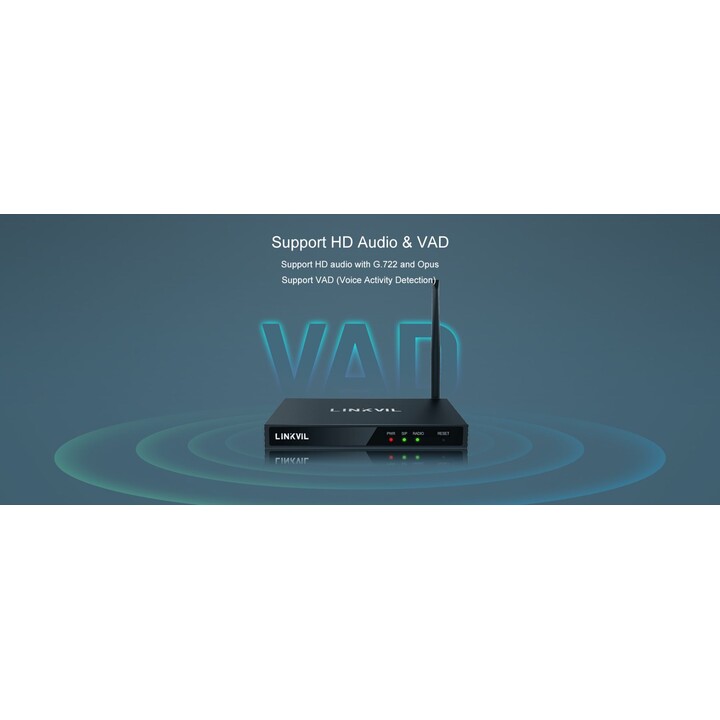 Fanvil W712 Roip Gateway, módulo de radio de 400-470MHz incorporado y módulo SIP, interfaz de tarjeta USB 2.0 y TF TF