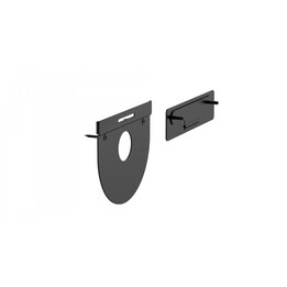 Supporto da parete per videoconferenza Logitech 939-001817, nero