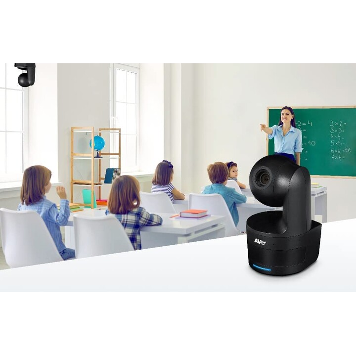 Cámara AVer DL10 Full HD, zoom 3X, USB, RJ45, seguimiento automático, micrófono integrado, control por gestos