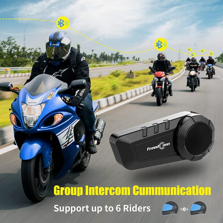 Intercomunicador para Moto FreedConn KY Pro Inalámbricos Bluetooth