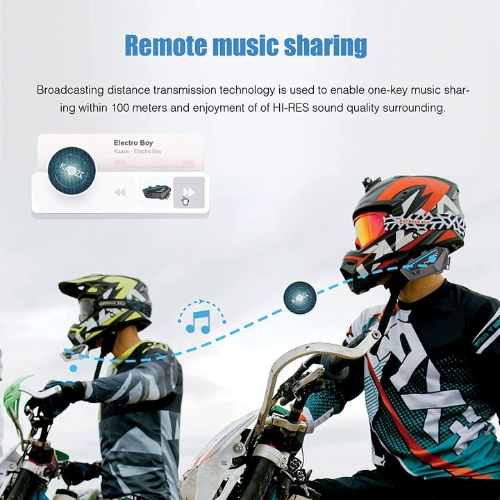Intercomunicador para Moto FreedConn FX Inalámbrico Bluetooth Negro