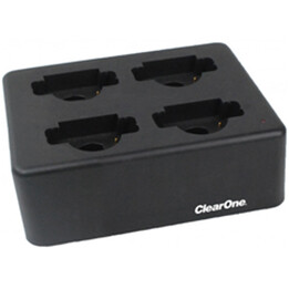 Clearone 4-bay Docking (charging) Station For Recharging Transmitters (910-6000-400)