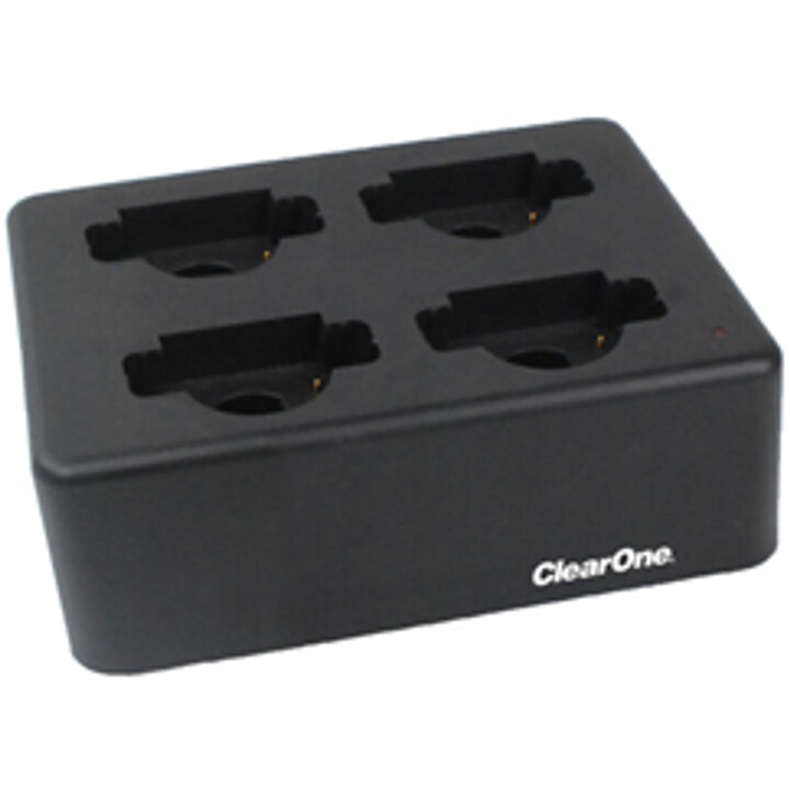 Clearone 4-bay Docking (charging) Station For Recharging Transmitters (910-6000-400)