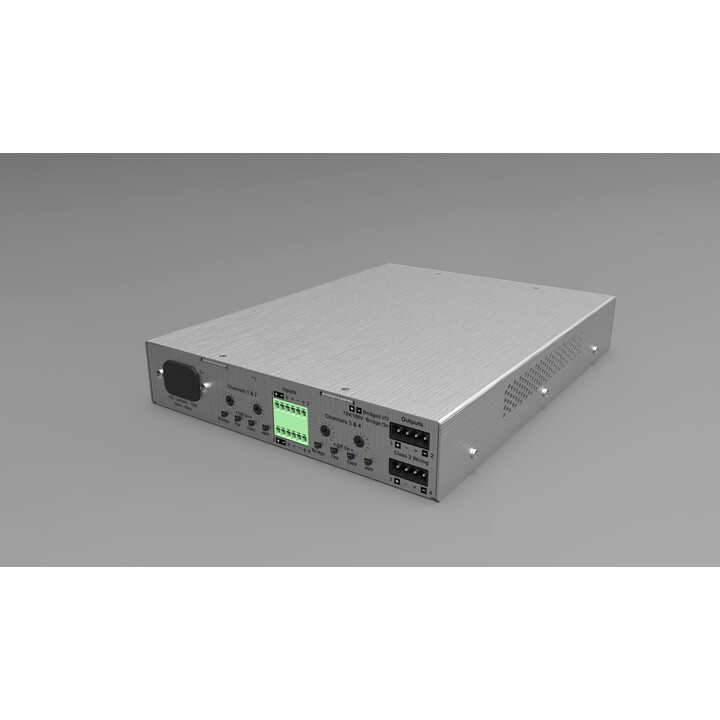 Clearone - Pro 4 Ch X 60 Watts Class-d Audio Power Amplifier, With 4 Ohm / 8 Ohm Mode Or 70v /100v Modes. Bridged I/o Supported