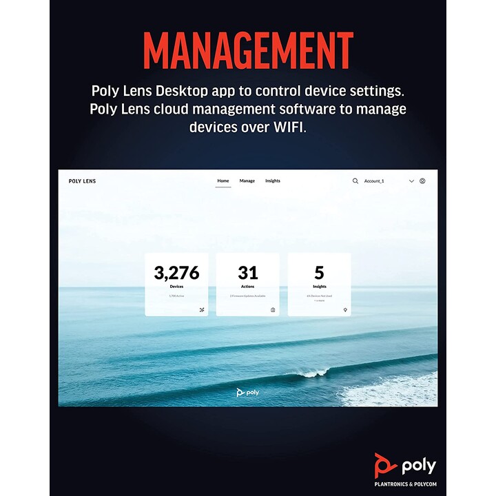 Barra De Videoconferencias Todo En Uno Poly Studio R30