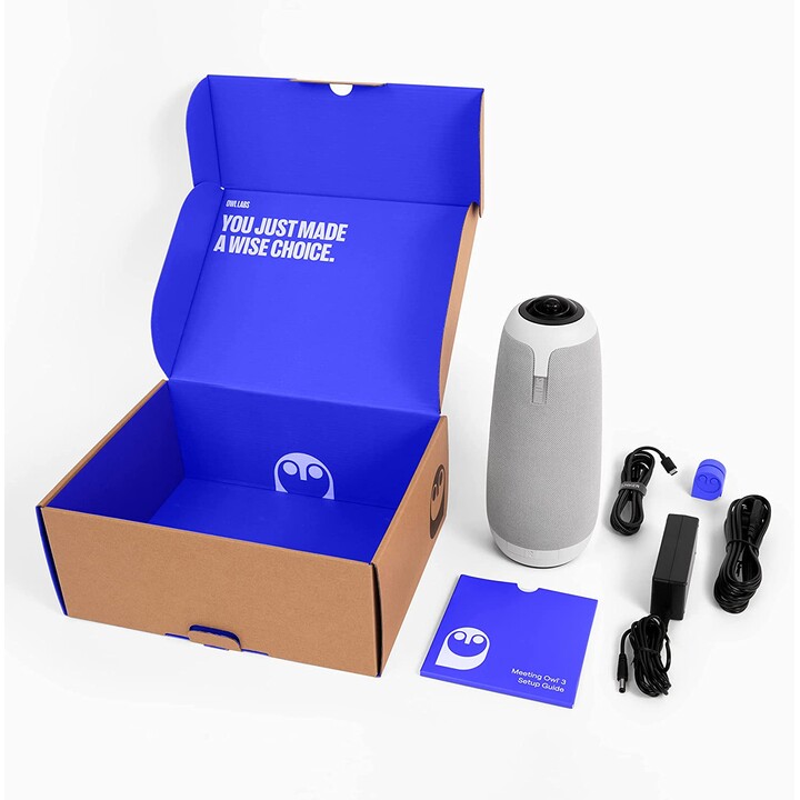 Owl Labs Meeting Owl 3 Full HD 360° Grigio