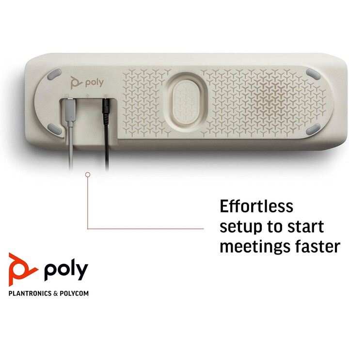 HP Poly Altavoz manos libres Poly Sync 60 con certificación para Microsoft Teams