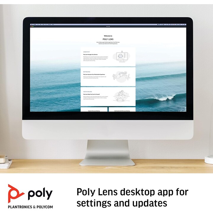 HP Poly Altavoz manos libres Poly Sync 60 con certificación para Microsoft Teams