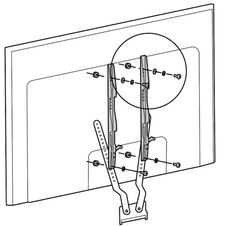 Poly Studio P15/R30 Montaggio VESA