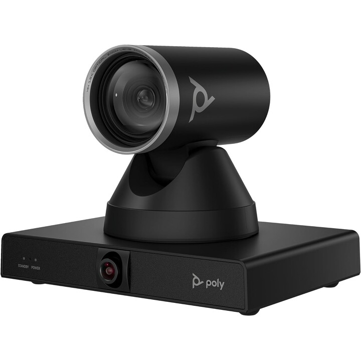 Cámara inteligente HP Poly Studio E60 4K MPTZ con zoom óptico de 12x, 8 MP, color negro, 3840 x 2160 píxeles, 60 pps