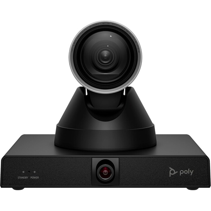 Cámara inteligente HP Poly Studio E60 4K MPTZ con zoom óptico de 12x, 8 MP, color negro, 3840 x 2160 píxeles, 60 pps