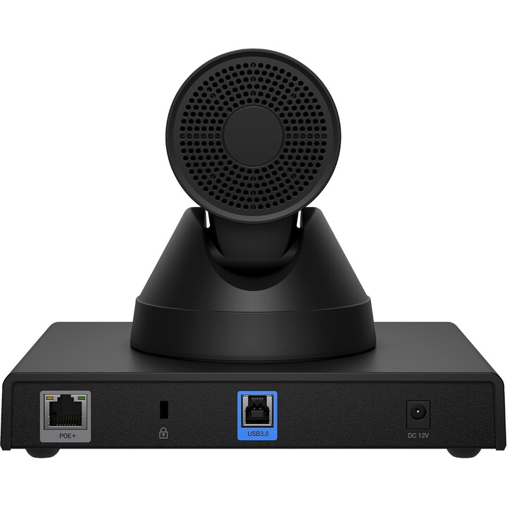 Cámara inteligente HP Poly Studio E60 4K MPTZ con zoom óptico de 12x, 8 MP, color negro, 3840 x 2160 píxeles, 60 pps