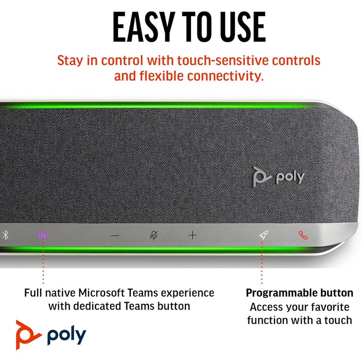Altavoz Poly Sync 10 certificado para Microsoft Teams