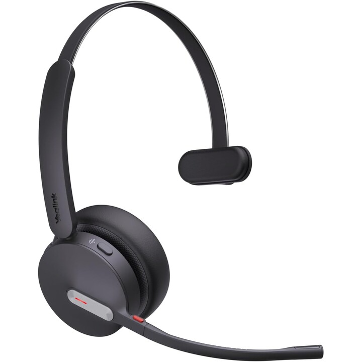 Yealink WH64 Hybrid Mono UC, auriculares con micrófono, tecnología híbrida, compatibilidad universal, diseño de un oído, USB