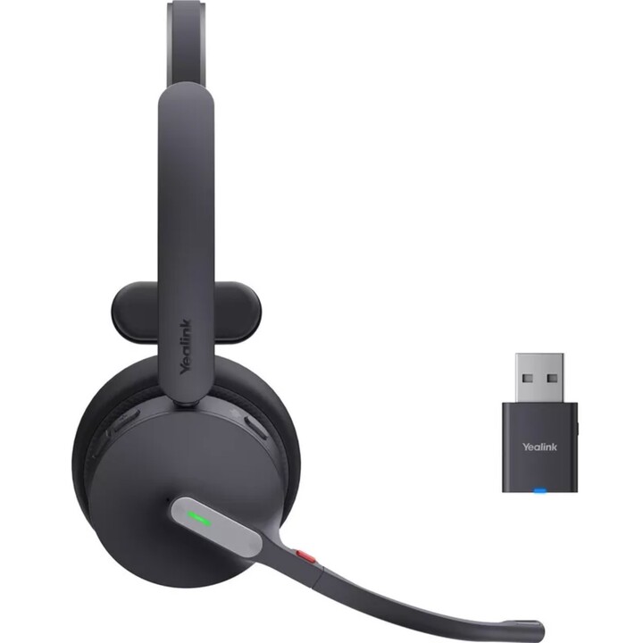 Yealink WH64 Hybrid Mono UC, auriculares con micrófono, tecnología híbrida, compatibilidad universal, diseño de un oído, USB
