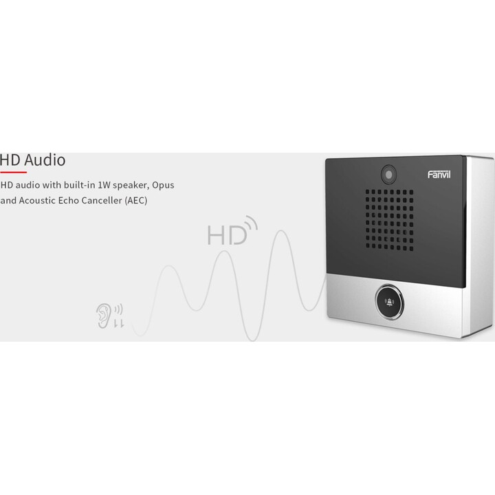 Fanvil i10D Mini intercomunicador de audio, dos botones