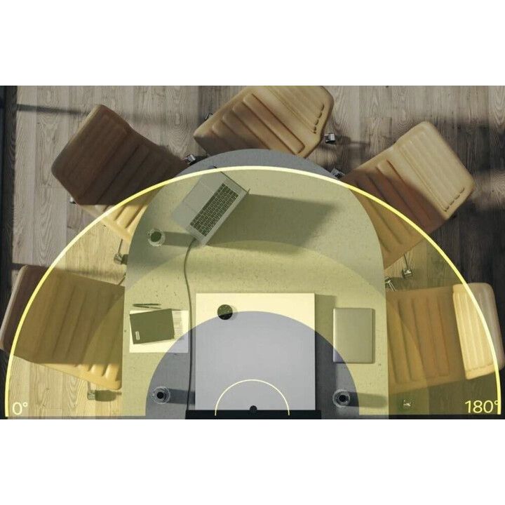 Jabra PanaCast 50, cargador UE, negro, garantía de 3 años, cámara 4K panorámica de 180° 8202-231
