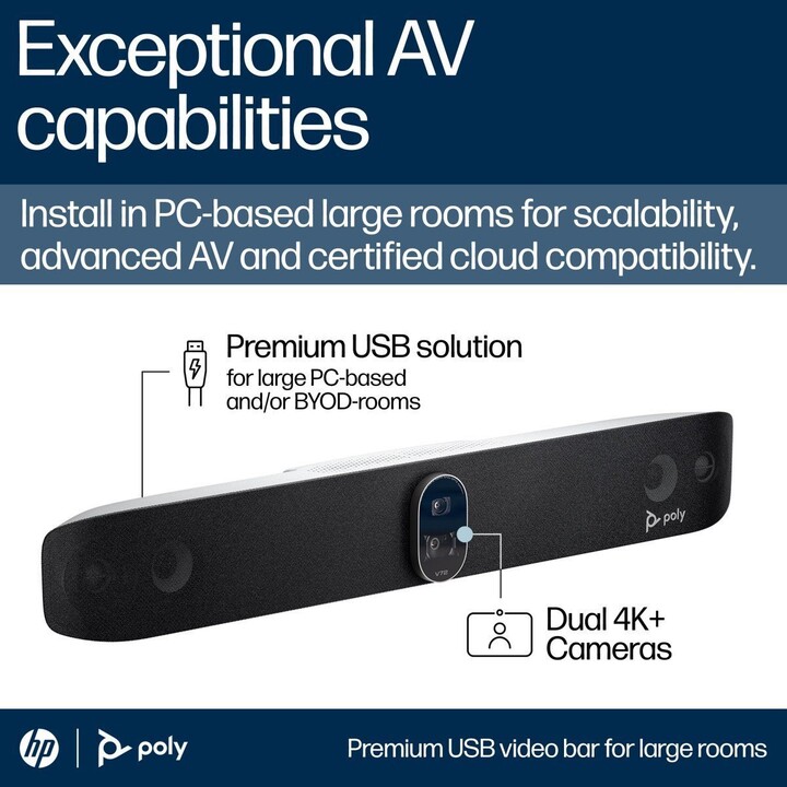 Sistema di videoconferenza USB "tutto in uno" Poly Studio V72