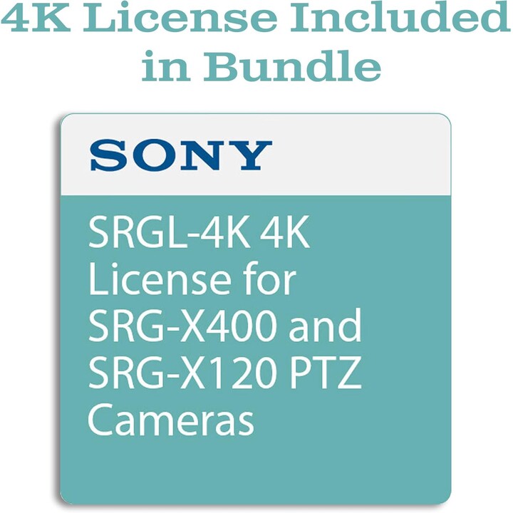 Sony Nueva Licencia Permanente 4K Para Srg-X120 & Srg-X400. (Necesita Nuevo Firmware V2.0) (Srgl-4K)