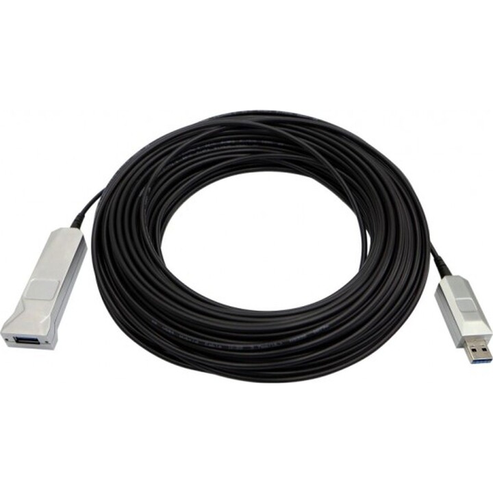 AVer 064AUSB--CDS cable de extensión USB 3.2 Gen 1 30 m negro