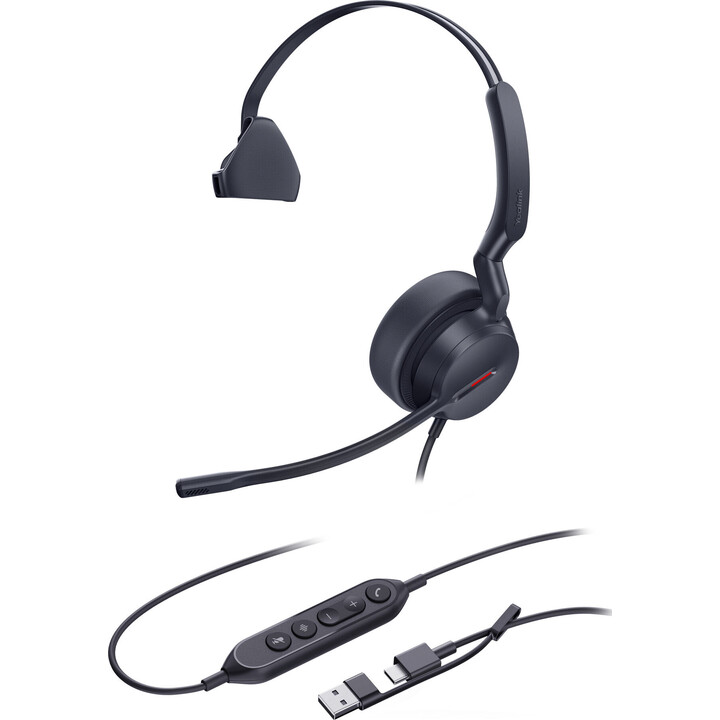 Yealink Casque UH44 Mono USB-C/A