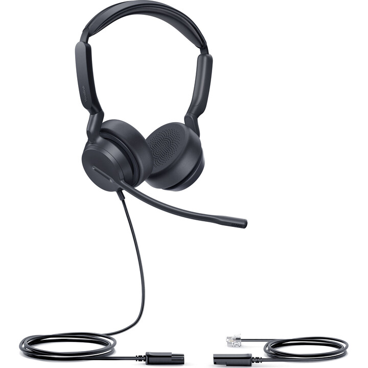 Yealink YHS36 E2 Dual Headset Auriculares Alámbrico Diadema Oficina/Centro de llamadas Negro