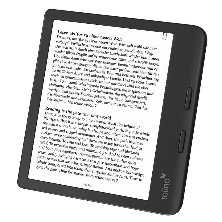 tolino vision color - lettore eBook, nero
