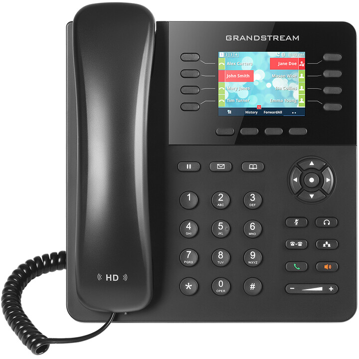 Grandstream GXP-2135 Telefoni IP con PoE Nero