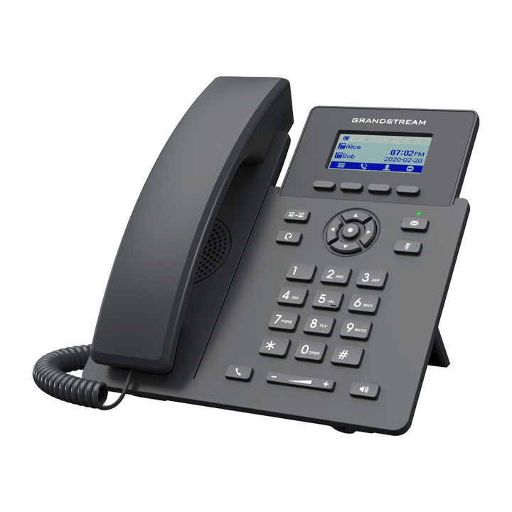Grandstream Networks GRP2601P Black IP phone 2 lines LCD