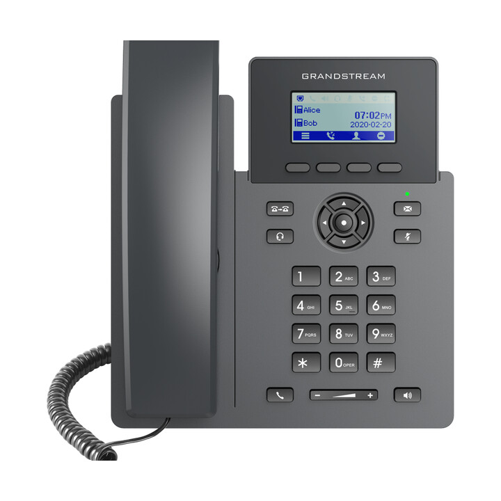 Grandstream Networks GRP2601P Black IP phone 2 lines LCD