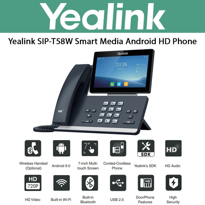 Yealink T58W Black