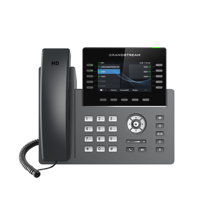 Grandstream Networks GRP2615 IP phone Black, Gray 10 lines TFT Wifi