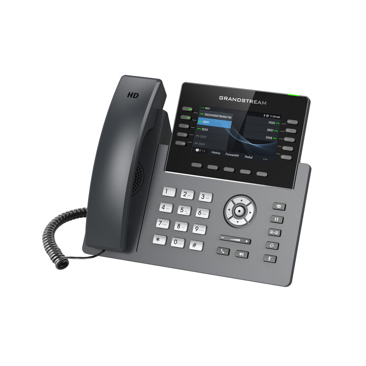 Grandstream Networks GRP2615 IP phone Black, Gray 10 lines TFT Wifi