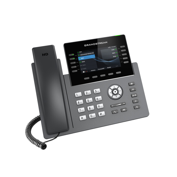 Grandstream Networks GRP2615 IP phone Black, Gray 10 lines TFT Wifi
