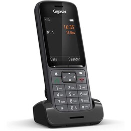 Gigaset SL800H PRO, Teléfono DECT de negocios inalámbrico con pantalla de color grande, Bluetooth, Anthracite