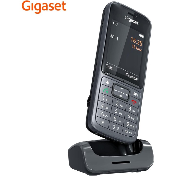 Gigaset SL800H PRO, Teléfono DECT de negocios inalámbrico con pantalla de color grande, Bluetooth, Anthracite